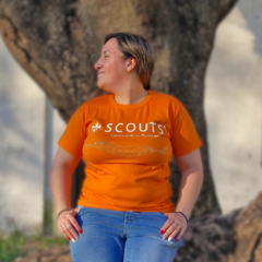 Remera Scout - Naranja