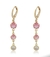 Argola Earbling safira rosa e zircônia - comprar online