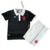 kit infantil Vasco da Gama III 23/24 - Torcedor Kappa Masculina - Preta com detalhes em branco e dourado