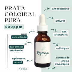 Prata Coloidal 500ppm Pura - comprar online