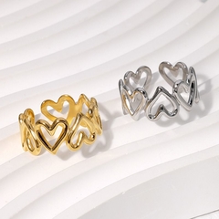 Anillos detalle en Corazones