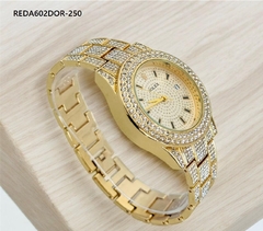 Reloj Tipo Rolex en Tono Dorado