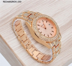 Reloj Tipo Rolex en Tono Oro Rosa