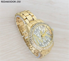 Reloj Tipo Michael Kors en Tono Dorado