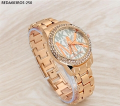 Reloj Tipo Michael Kors en Tono Oro Rosa