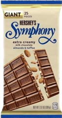 Hershey's Symphony Extra Creamy Milk Chocolate Almond & Toffee