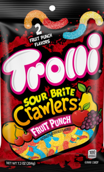 Trolli Sour Brite Crawlers Fruit Punch