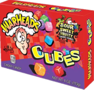 Warheads Cubes sour sweet fruity