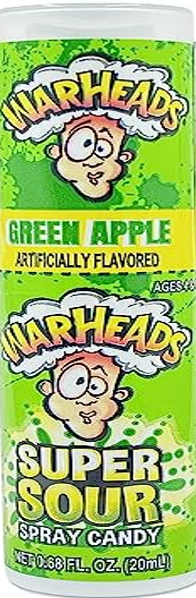 Warheads Spray Candy Green Apple