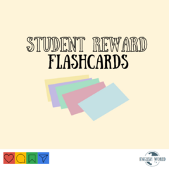 Student reward flashcards - DIGITAL