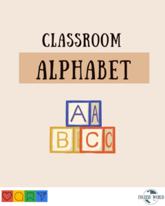 Classroom alphabet - DIGITAL