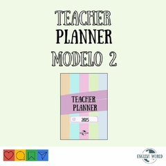 Teacher planner 2025 - Modelo 2 - DIGITAL