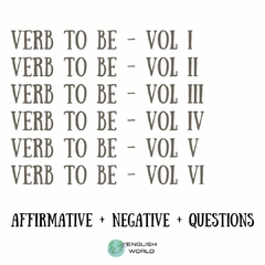 Verb to be - Worksheet - comprar online