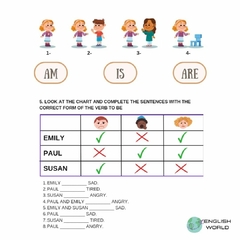 Verb to be - Worksheet en internet