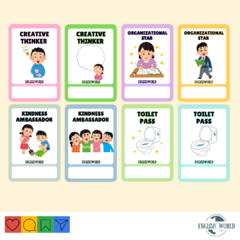 Student reward flashcards - DIGITAL - English World