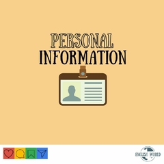 Personal information II - DIGITAL