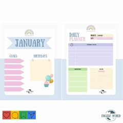 Teacher planner 2025 - Modelo 1 - DIGITAL - tienda online