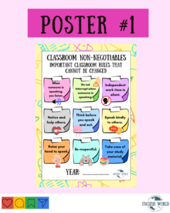 Classroom posters x3 - DIGITAL na internet