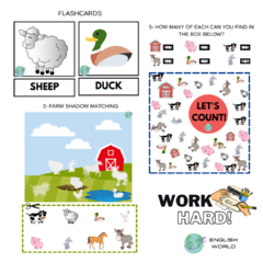 Farm Animals - Kindergarten - DIGITAL