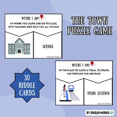 The town puzzle game - DIGITAL - comprar online