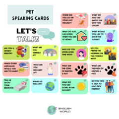 PET - Speaking Cards - DIGITAL