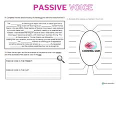 Chewing gum - Passive voice - DIGITAL - English World