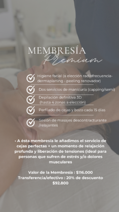 PLAN MEMBRESÍA PREMIUM MUSYA