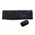 Kit Combo Teclado e Mouse Sem Fio Slim Multimídia Conexão Usb 1600dpi c/ Pilha Inclusa Preto - comprar online