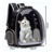 Mochila Pet Visão Panorâmica para Cachorro e Gato - Preta na internet