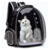 Mochila Pet Visão Panorâmica para Cachorro e Gato - Preta - comprar online