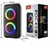 Caixa De Som Super Potente Bluetooth Extra Bass Com Led Rgb Colorido ROCK BOX Altomex