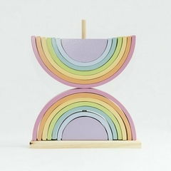 Arcoiris de ensarte color pastel - comprar online