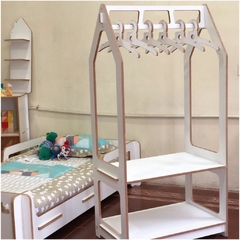 Perchero Montessori casita - comprar online