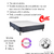 CAMA BOX CASAL CASTOR SILVERSTAR 138X188X27