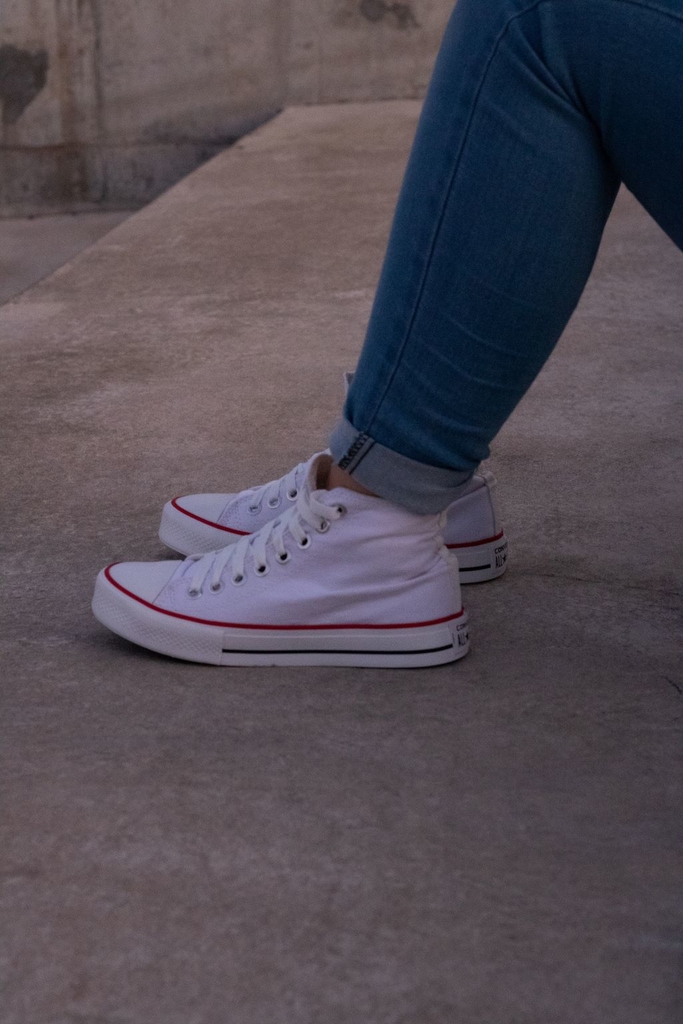 Converse Botita Blanca Comprar en cheska