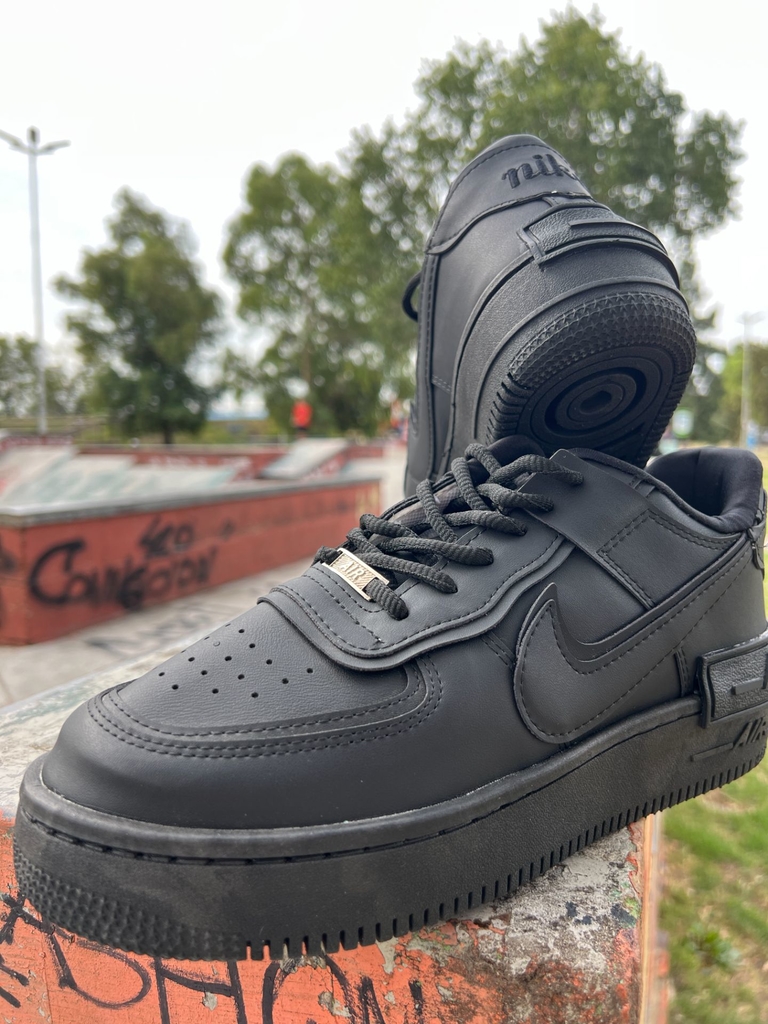 Nike air force 1 best sale shadow negras