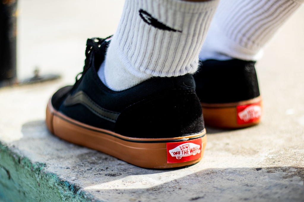 Fashion old school vans negras