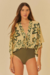 Body Feminino Estampado Aquarela Tropical Farm - comprar online