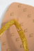 Chinelo Feminino de Dedo Logo Metal Correia Glitter Colcci - comprar online