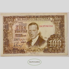 España - 100 Pesetas - P145 - 1953