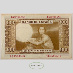 España - 100 Pesetas - P145 - 1953 - comprar online