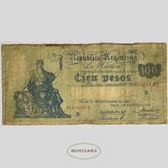 Argentina - 100 Pesos Caja de Conversion - COL388b - 1913