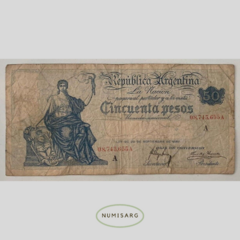 Argentina - 50 Pesos Caja de Conversion - COL381b - 1916