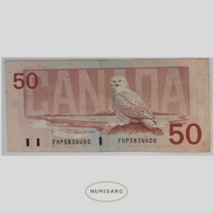 Canadá - 50 Dollars - P98b - 1988 - comprar online