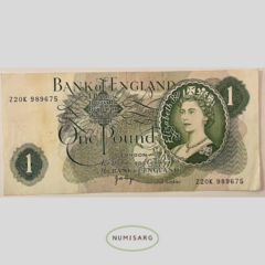 Inglaterra - 1 Pound - P374 g - 1970/78