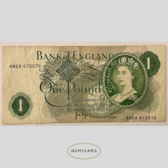 Inglaterra - 1 Pound - P374 g - 1970/78