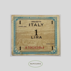 Italia - 1 Lira (emergencia) - PM10 - 1943