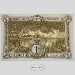 Monaco - 1 Franco - P4b - 1920 - comprar online