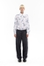 GRAY GRID SUIT PANTS - comprar online