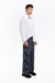 BLUE GRID SUIT PANTS - loja online